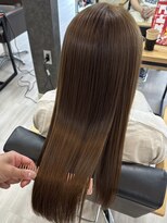 ラル 水戸県道50号店(Lalu.) ダークパープル/ナチュラルショート/夏のヘアアレンジ/水戸