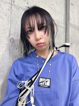 キャロルガーデンズ ボコカ 表参道(Carroll Gardens bococa) フェイスレイヤー×ブラック＆ホワイトカラー