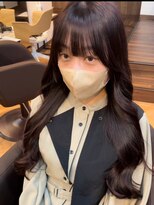hyon myon/RISEbyREVO 綾瀬店【ヒョンミョン】&nbsp;ハッシュカット/デザインカラー/グレージュ[綾瀬駅/韓国ヘア]