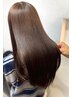 【フルコース】髪質改善できる縮毛矯正+カット+高濃度3stepトリートメント