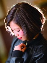 プース ヘアー(Pousse hair)&nbsp;Wカラー【ピンクベージュアッシュ】×ゆるふわボブ