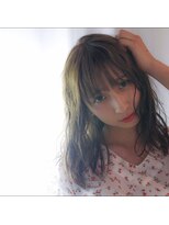 ラクサ ヘア ワークス(LAXA HAIR WORKS)&nbsp;ひし形シルエットグレージュ愛されロブ