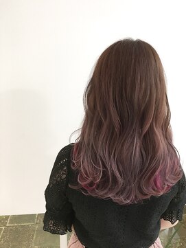 オリジン サロン(THE ORIGIN'S SALON) グラデーション×インナーカラー ベリーピンク