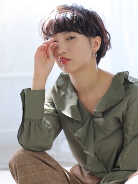ヘアリゾート ブーケ(hair+resort bouquet) 2018冬ニュアンスカールのコンパクトショートヘア