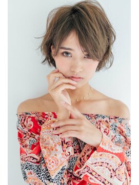 ノアエクレ 銀座(noah ecle) 【noah ecle】グレージュ似合わせひし形ショート