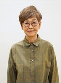 【えがお美容室】50代60代に人気◎ベージュカラーショート