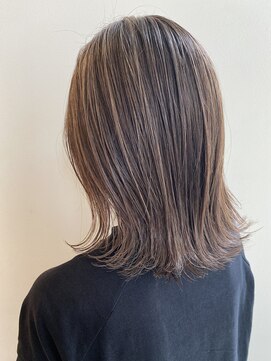 アデプト 金町店(adept) 【adept金町 軽米スタイル】極細ハイライト×ペールベージュ