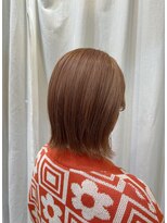 ペイジバイネオリーブ 吉祥寺店(Paige by Neolive)&nbsp;髪質改善カラー導入！アルティストカラーで作るピーチピンク