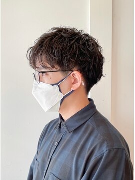 ティジェイ天気予報 豊田長興寺店(TJ) メンズ★ニュアンスパーマ×ツーブロック