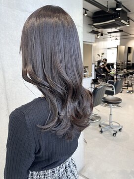 アルテ(ARTE) 【ARTE表参道/青山】顔まわりレイヤーセミロング×透明感カラー