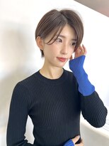 ハピネス クローバー 学園前店(Happiness CLOVER)&nbsp;丸みショート/前髪/顔周りカット/透明感/20代30代40代50代