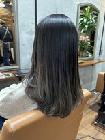 リィリ バイ ロダット 横浜(rili by LODAT)&nbsp;ショコラアッシュ×グラデーションカラー【rili横浜】