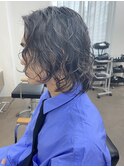 ミディアムレイヤー パーマ