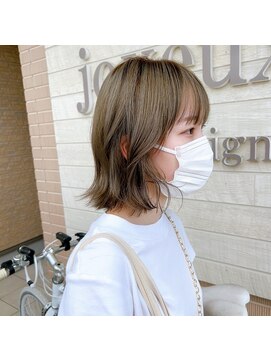 ジョワイユヘアーデザイン(Joyeux) 【joyeux】ナチュラル外はねボブ 山口貴裕