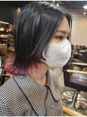 ウルフカット+裾カラー