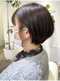 【 I. 】30代からのナチュラル前下がりショートボブ 川口