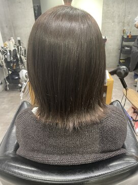 シェル 吉祥寺(shell) グレージュカラー/ボブウルフ/黒髪/ココアベージュ