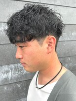 ニアウ 伊勢崎連取店(Niau)&nbsp;波巻きスパイラルパーマツイストスパイラルパーマメンズマッシュ