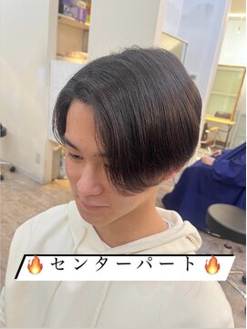 アロハ(ALoha) センターパートパーマ