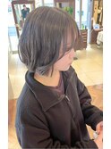 切りっぱなしボブ