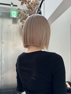 シェリ ヘアデザイン(CHERIE hair design) 《suu.02》milk beige × Bob