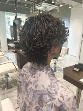 アッシュ 武蔵新城店(Ash) ウルフ×波巻きパーマ