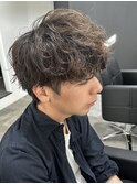 メンズマッシュパーマニュアンスパーマシャドウパーマ刈り上げ
