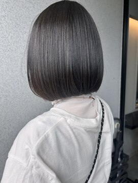 パウダーヘアー(powder hair) 髪質改善ストレート×艶感ボブ