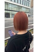 #オレンジ#ショートボブ#ショート#カラー