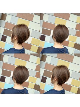 ジーアンドジー(G&G) ショートボブカラーカット