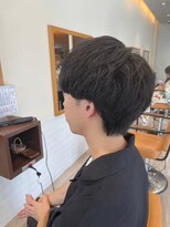 クラップス 横須賀中央店(CLAPS) 横須賀センターパートツイストパーマ緩めシャドウパーマフェード