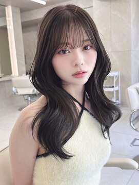 マウルルナ(MAEUL luna) 韓国前髪　くびれヘア　夏のヘアアレンジ