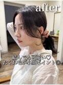顔周りカット×透明感カラーSac.栃木優佑