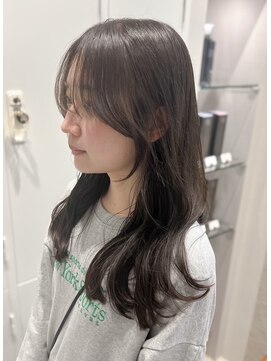 シュク 高円寺(SYUK) 後れ毛/髪質改善/レイヤー/グレージュ/艶【SYUK高円寺】kanna