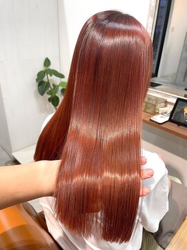 クラン(cLan.) 【アプリコットオレンジ×ロング】