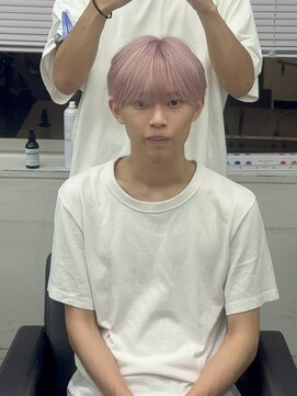 ペレ 渋谷(PELE) MEN’S HAIR/ブルーブラック/フェザーパーマ/渋谷
