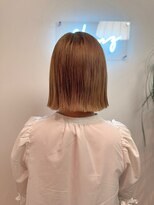 グランツ(GLANZ) 切りっぱなし外はね×ミルクティーベージュ