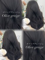 アマトウキョウスマートサロン(AMA TOKYO×Smart Salon)&nbsp;韓国ヘア　透明感カラー　オリーブグレージュ