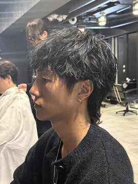 アウル 心斎橋(owl) マッシュウルフ&ツイストスパイラルパーマ&アイブロウワックス