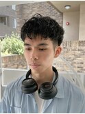 《吉田光ノ丞》オン眉パーマ　ニュアンスパーマ