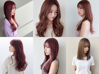 ヒップスデコ(Hip's deco)の写真/≪髪質改善カラーエステ≫可愛くいたい女性に人気の【Hip's deco】♪柔らかい透明感のあるキレイな色みに★