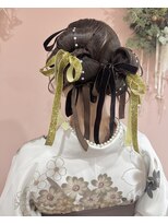 サロン ド ユーア(salon de yuua)&nbsp;広島市中区大手町美容院　卒業式　袴　着付け　ヘアアレンジ