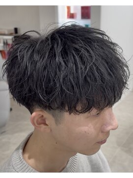 ベル 桑名(BHEL) 桑名メンズパーマツイストスパイラルパーママッシュウルフカット