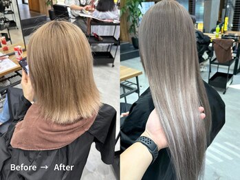 ネクスト 池袋(NEXT)の写真/【地毛と見分けつかない】韓国風ロング×シールエクステ特化！80枚￥20900～！高品質からスーパーロングも◎