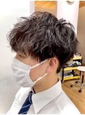 ツイストパーマメンズパーマ波巻きパーマシャドウパーマ佐賀