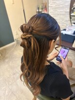 カーサ 祇園(CASA)&nbsp;リボンカチモリハーフアップ