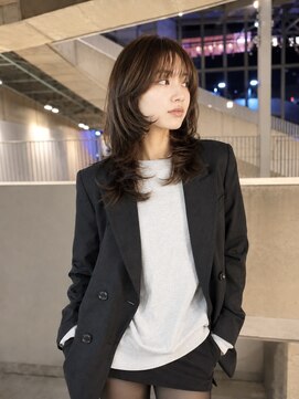ヒール 銀座(heel) 小顔に見せる/顔周りマッシュレイヤーカット