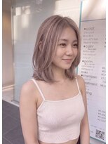 アッシュ 川崎店(Ash)&nbsp;ハイライト　グレージュ　ブリーチあり