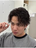 メンズパーマ/眉毛/メンズカット/ニュアンスパーマ/フェード