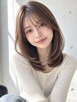 ノア(NOA) 【NOA】韓国風レイヤー顔まわりレイヤー内巻きワンカール